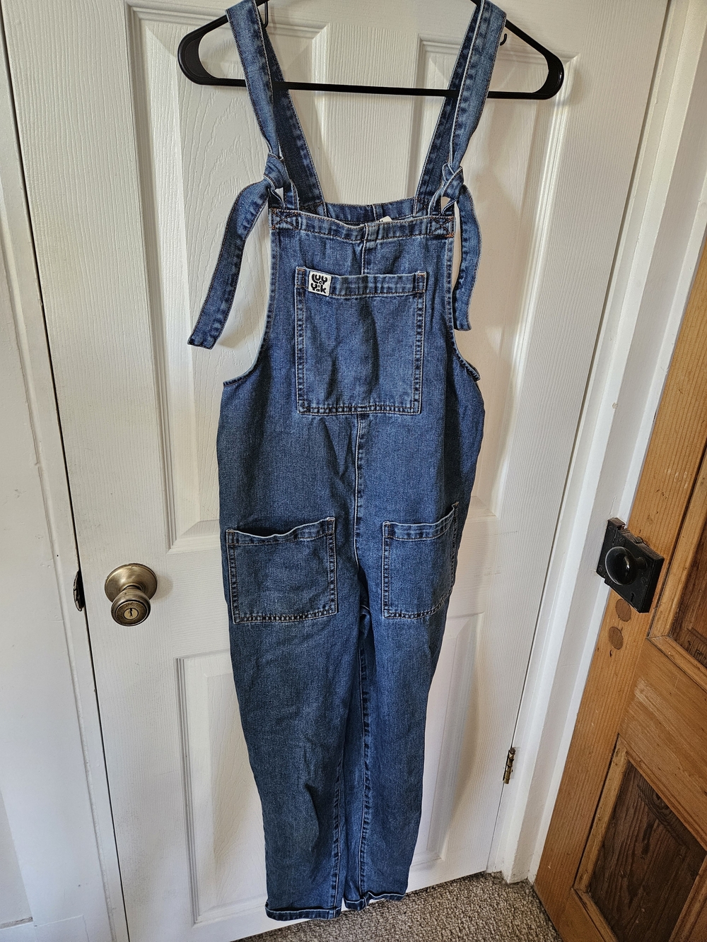 Lucy & Yak Denim Overalls - Dark Blue Womens